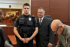 Officer Christian Dugan Swearing in