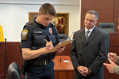 Officer Christian Dugan Swearing in