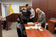 Officer Joseph Fiorello Swearing in
