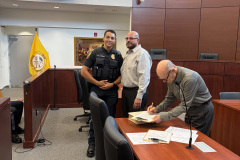 Officer Joseph Fiorello Swearing in